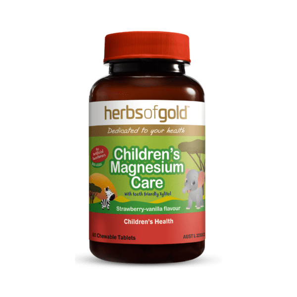 Children’s Magnesium Care 60 Chewable capsules - Herbs of Gold