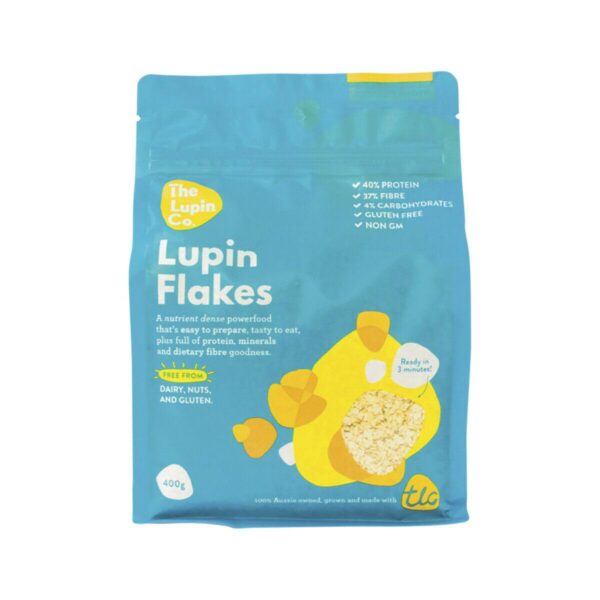 New The Lupin Co. Lupin Protein Flakes 400g