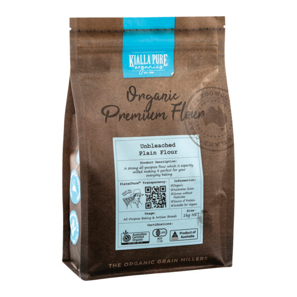 Kialla pure unbleached flour 1kg