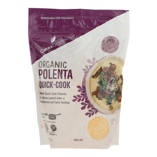 Quick cook polenta 400g - Ceres organics