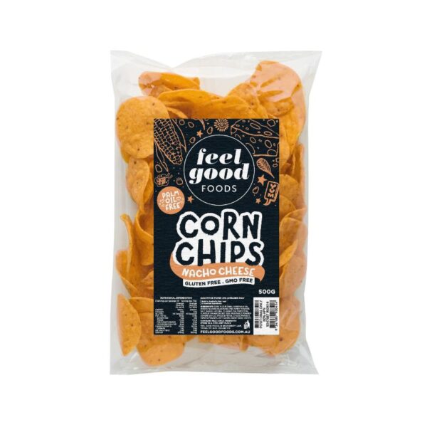 Nacho cheese corn chips 400g - Feel good foods