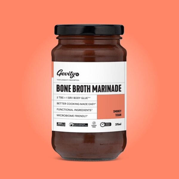 Smokey texan marinade 375ml Bone Broth Body Glue - Gevity