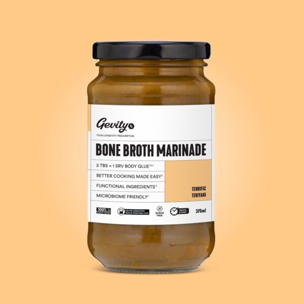 Terrific Teriyaki marinade 375ml Bone Broth Body Glue - Gevity