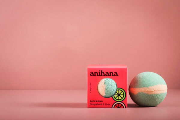 Grapefruit and Lime Hydrating Bath Bomb - Anihana