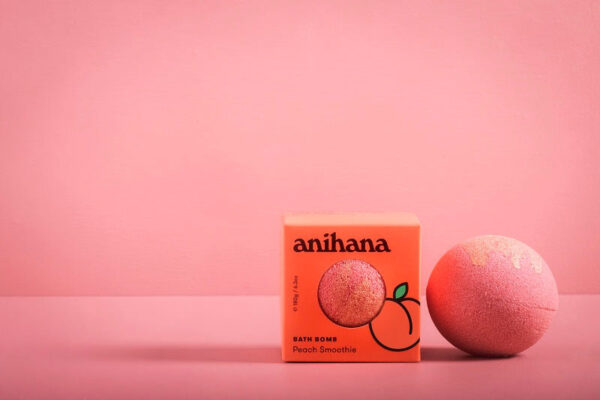 Peach Smoothie Hydrating Bath Bomb - Anihana