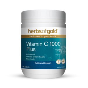 Vitamin C 1000mg plus 120 capsules - Herbs of Gold