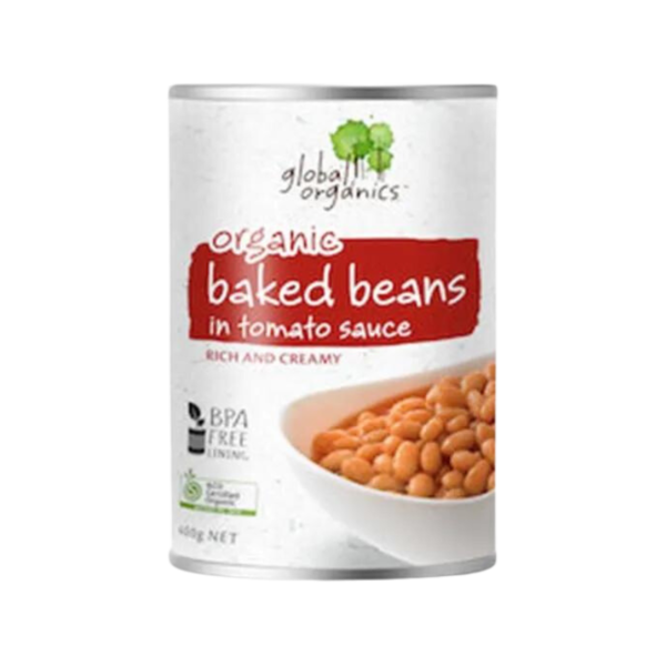 Baked beans 400gm - global organics