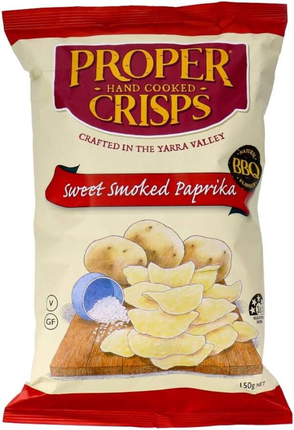 Sweet smoked paprika chips 150g - Proper crisps