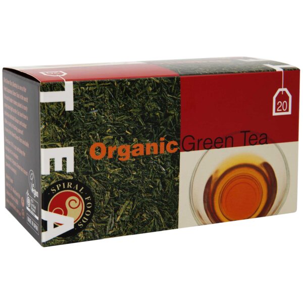 Organic green tea 20 teabags - Spiral