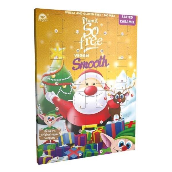 Vegan salted caramel chirstmas advent calendar 110g - So free