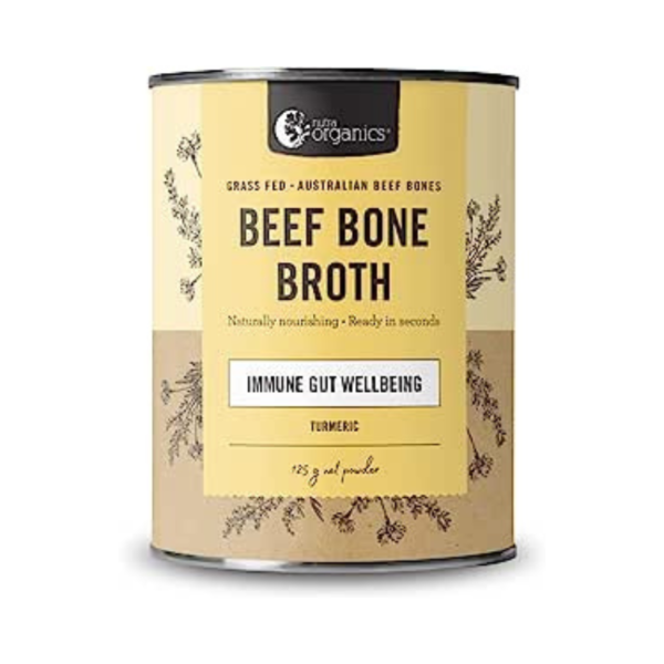 Beef turmeric bone broth - Nutra organics