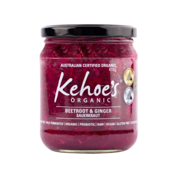 Beetroot and ginger sauerkraut 410g - Kehoes