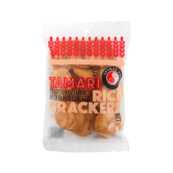 Tamari brown rice crackers 65g - Spiral