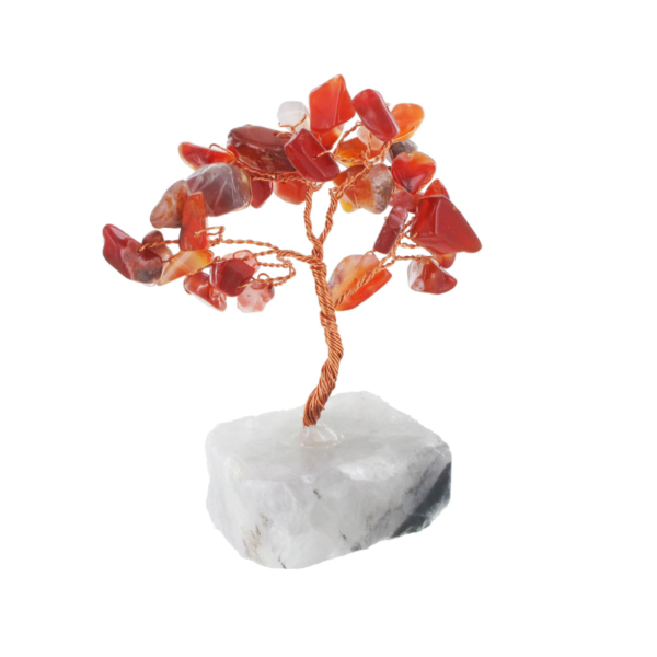 Carnellian gemstone tree