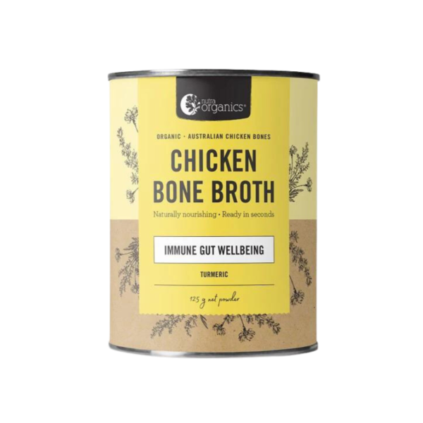 Chicken bone broth turmeric - Nutra organics